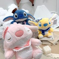Gantungan Kunci Boneka Plush PP Cotton Jahit 20cm Grosir Campuran, Liontin Ransel, Hadiah Ulang Tahun Anak, Hadiah Permainan Mesin Cakar Mini