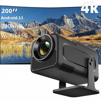Mini Proyector HY320, Éxito de Ventas Transfronterizo, 1080P, Android 11, Alta Definición, Cine en Casa, Portátil, Wi-Fi, CRT