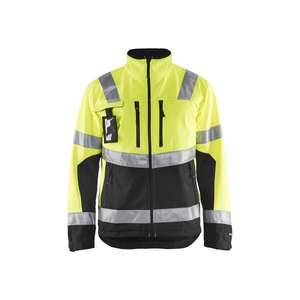 BLAKLADER-Veste Softshell haute visibilité 490025173399XXXL Jaune/Noir-EAN 7330509390054 HI-VIS WORKWEAR - Product Image 1