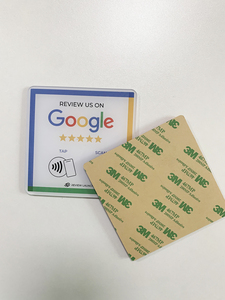Google xem xét tấm Acrylic tap NFC Google xem xét hiển thị Google xem xét tap tùy chỉnh mã QR Logo NFC - Product Image 6
