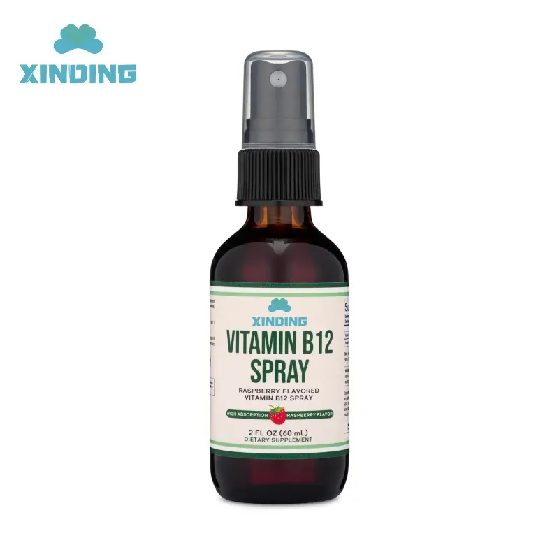 B12 vitamini dil altı-Vegan B12 vitamini spreyi-metilkobalamin Vitamin B12 sıvı enerji ruh halini artırır kolay sıvı B-12 sprey