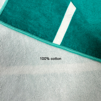 Serviette de bain et de plage de luxe surdimensionnée à séchage rapide, en velours éponge 100% coton, rayée, imprimée, qualité supérieure personnalisée