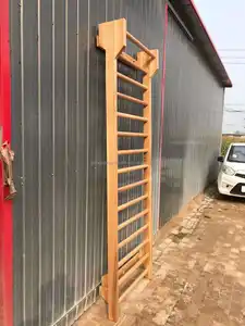 Hot Sale Double Wall <strong>Bar</strong> Swedish Ladder Wooden Ladder Body Stretching Gymnastic Wall <strong>bar</strong> Wall <strong>Bar</strong> - Product Image 5