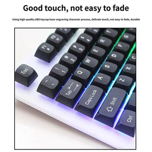 Factory Customized Stock Luminous Keyboard Computer Wired USB Gaming <b>rainbow</b> <b>Light</b> Keyboard - Product Image 4