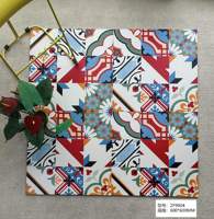 Azulejo de Porcelana Mate Estilo Español 600x600mm, Impresión Artística, Antibacteriano, Antideslizante, para Piso/Pared, para Interiores