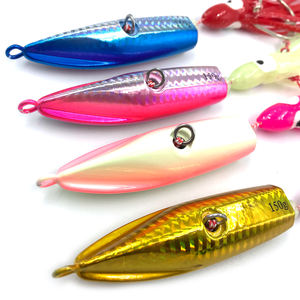 Goture — leurre jig49 inchiku en métal avec tête plombée, appât artificiel de type hameçon avec jupe en caoutchouc, idéal pour la pêche en eau salée, 150/180/200g pièces 1 pièce - Product Image 6