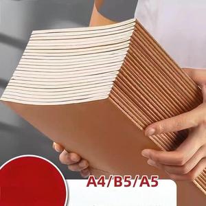 Sổ tay Kraft khuyến mãi, tập giấy kẻ dòng, bìa mềm, khâu chỉ, dành cho nhân viên văn phòng, nhật ký, ghi chú, bán buôn từ nhà máy - Product Image 4