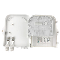 Extérieur 8 Core Ftth Box PLC Splitter 1:8 Boîte de distribution optique 8 ports NAP pour équipement à fibre optique Approvisionnement d'usine