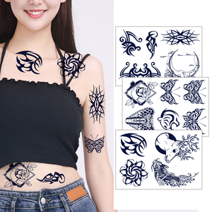 สติกเกอร์สักลายชั่วคราวสำหรับผู้ใหญ่ กันน้ำ ติดทนนาน ใช้ได้กับมือ แขน ลายกระ สำหรับมืออาชีพด้านความงาม - Product Image 2