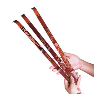 Divide Old Coal Bamboo Back Scratcher Hand Carved Chinese Style Personal Gift Craft - Product Image 5