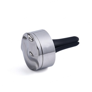 High Quality Round Shape Shiny Silver Gold Customize Logo Car <b>Diffuser</b> - Product Image 2