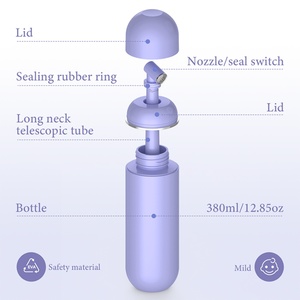 Botella de Viaje Portátil Redsack de 380 ml, Gran Capacidad, Impermeable, Material EVA+PP, Mini Bidé con Rociador para las Fiestas de Acción de Gracias - Product Image 4