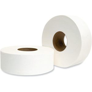 Papel Higiénico GEN 202 Jumbo JRT, 9 Pulgadas de Diámetro, 12 Unidades (Paquete de 1), Suave y Resistente, 2 Capas, Bambú con Puntos en Relieve - Product Image 2