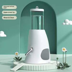 Distributeur automatique de nourriture et d'eau pour hamster - Grande capacité, anti-fuite, en plastique, design mignon pour hamsters - Product Image 2