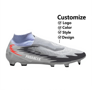 Scarpe da <span class=keywords><strong>Calcio</strong></span> Professionali <span class=keywords><strong>in</strong></span> <span class=keywords><strong>Pelle</strong></span> per Uomo, Personalizzabili OEM, con Suola Intermedia <span class=keywords><strong>in</strong></span> TPU per Allenamento Invernale/Estivo - Product Image 1