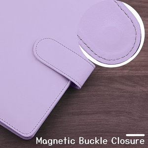 Custom Promotional A6 Macaron <strong>Budget</strong> <strong>Binders</strong> A6 PU Leather 6 Ring <strong>Binder</strong> Cover Agenda Folder Refillable Leather <strong>Binder</strong> Notebook - Product Image 3