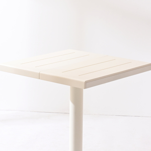 Tavolo da Pranzo Quadrato Bianco per 2 Persone, Moderno, in Plastica, per <span class=keywords><strong>Esterni</strong></span>, per Caffè, Negozi e Ristoranti - Vendita all'Ingrosso - Product Image 5