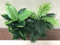 Palmiers Artificiels de 90 cm à 23 Feuilles, Plantes de Bananier pour Décoration Maison et Centre Commercial