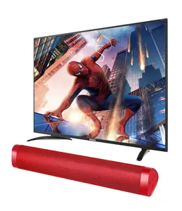 คุณภาพสูงแบบพกพาไร้สาย BT 5.1 Gaming Soundbar ลําโพงเบสคู่ 3.5 มม.Aux สําหรับโทรศัพท์คอมพิวเตอร์ทีวีมัลติมีเดีย