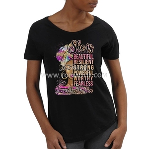 Personalizzato lei è bella forte potente Afro ragazza DTF trasferimento per la storia <span class=keywords><strong>nera</strong></span> mese - Product Image 6