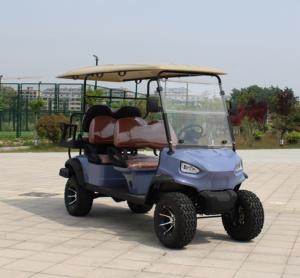 عربة صيد ذات 6 مقاعد تم رفعها مع عربة صيد جولف تعمل بالكهرباء مناسبة لمشاهدة المعالم السياحية - Product Image 6