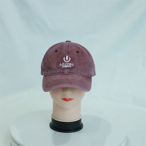 Wholesale 100% Cotton Tropical Style Distressed 6-Panel Water-Washed Cap 6 Panel Plain Baseball Caps Washed Vintage <b>Dad</b> <b>Hats</b> - Product Image 3