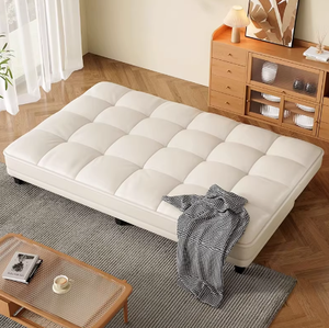 Lit convertible en canapé, canapé-lit pliable pour chambre à coucher, fauteuil inclinable pour deux personnes - Product Image 3