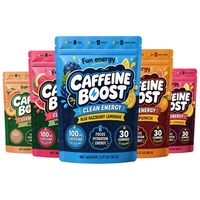 Bonbons énergétiques pré-entraînement à la caféine, L-théanine et B12, gommes énergétiques pour la course à pied et le cyclisme, endurance