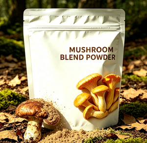 Café en Polvo <span class=keywords><strong>de</strong></span> Marca Privada con Mezcla <span class=keywords><strong>de</strong></span> Hongos Turkey Tail, Maitake, Chaga, Reishi, Lion's Mane y Cordyceps, Envasado al Vacío, Venta al Por Mayor - Product Image 2