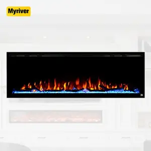 Myriver 79 inch đăng nhập chèn treo tường LED Lò sưởi điện bán buôn