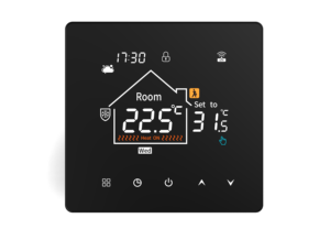 Pièces pour systèmes de <span class=keywords><strong>chauffage</strong></span> au sol, thermostat numérique programmable intelligent pour <span class=keywords><strong>chauffage</strong></span> au sol, contrôleur de température intelligent Alexa WiFi 230V - Product Image 2