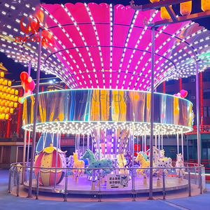 Grand manège extérieur personnalisé et économique, attraction de fête foraine, jeu de carnaval, manège, <span class=keywords><strong>carrousel</strong></span> à chevaux - Product Image 4