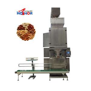 25-50kg Halbautomatische Abfüll- und Verpackungslinie für vorgefertigte Säcke mit Getreide, Reis, Dünger – Elektronische Verpackungsmaschine - Product Image 2