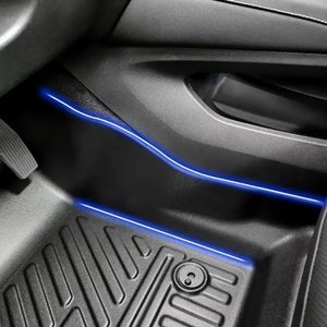 Alfombrillas de Lujo para Auto, Juego Completo de Plástico TPE, para Conducción con Volante a la Izquierda, Fáciles de Limpiar, con Alfombrilla para Maletero Trasero, para Honda Passport 2024 - Product Image 3