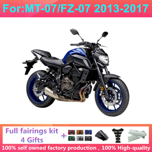 Kit Completo de Carenado para Motocicleta, Compatible con Yamaha MT07 FZ07 <span class=keywords><strong>MT</strong></span>-<span class=keywords><strong>07</strong></span> <span class=keywords><strong>MT</strong></span> <span class=keywords><strong>07</strong></span> 2013-<span class=keywords><strong>2017</strong></span>, Kits de Carenado 2013 2014 2015 2016 <span class=keywords><strong>2017</strong></span> - Product Image 2