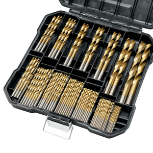 99 Piece Straight Shank High Speed Steel Black Oxide 6mm Diameter <b>Drill</b> <b>Bits</b> Set High Speed Steel <b>Drill</b> <b>Bits</b> Set - Product Image 1
