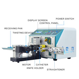 Machine automatique à grande vitesse pour le dénudage de câbles et le torsion de 2 fils - Product Image 2