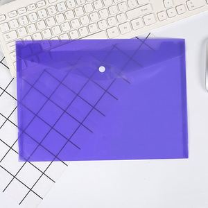 Xx845 Pp Plastic <b>A4</b> Size Paper Cover <b>Folder</b> Zipper Bags Letter Style File <b>Document</b> Bag - Product Image 6