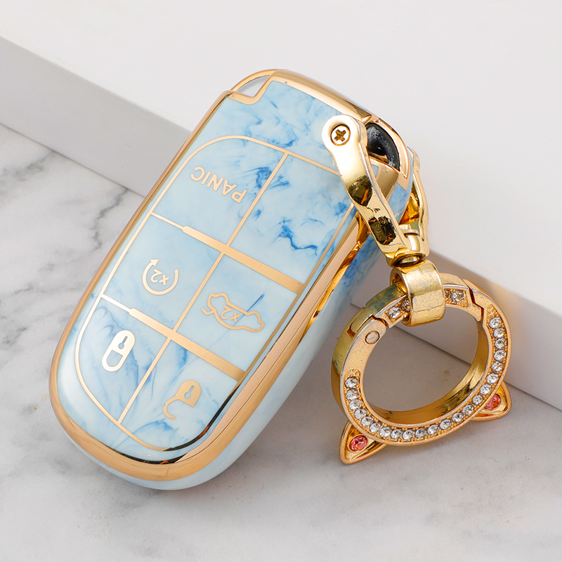 5 Button Blue+Key Ring