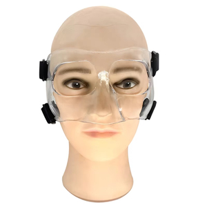 อุปกรณ์ป้องกันใบหน้าและจมูกสำหรับเล่นบาสเก็ตบอลอุปกรณ์ป้องกันใบหน้าป้องกันจมูกหมวกกีฬาบาสเกตบอลหน้ากากป้องกันชกมวย - Product Image 1