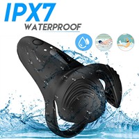 Perona électrique mâle Masturbation anneau Silicone vibrant oeuf jouet sexuel avec anneau de verrouillage caractéristique de charge