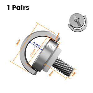 Cho DJI RC/RC 2/RC Pro nhanh chóng-phát hành dây đeo vai vít treo điều khiển từ xa với màn hình bay không người lái phụ kiện - Product Image 3