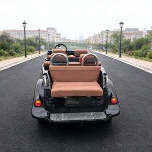 Black Color Matching Convertible Sightseeing Car, Vintage Classic Retro Wedding Car on Sell Vintage Classic Cars - Product Image 6