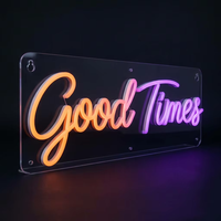 Enseigne néon flexible certifiée UL, enseigne néon personnalisée, logo LED, enseigne personnalisée pour entreprise, nom de magasin, panneau acrylique 3D, vente en gros
