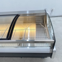 Réfrigérateur de présentation pour supermarché, refroidisseur commercial, vitrine réfrigérée pour viande, armoire réfrigérée pour viande et poisson