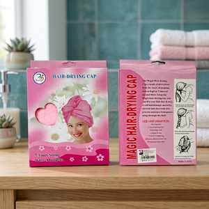 Mnj Bonnet de séchage de cheveux en microfibre non tissée, couleur unie, style simple, pour usage domestique adulte, lot de 6, séchage rapide, forte absorption d'eau - Product Image 3
