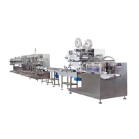 Machine de fabrication de lingettes humides entièrement automatique avec équipement de pliage et de coupe