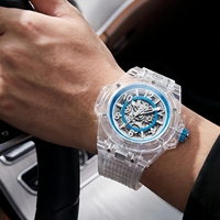Montre de sport étanche de luxe Onola 3836 pour homme, montre automatique mécanique à remontage manuel, montre de plongée