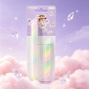 Ensemble de gommes douces recyclées aux couleurs pastel, style stylo mignon <span class=keywords><strong>Kawaii</strong></span> avec recharge pour le <span class=keywords><strong>dessin</strong></span> et l'écriture des enfants - Product Image 4