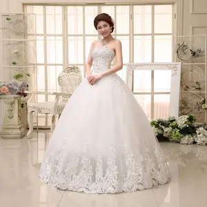 Brautkleider Frauen Hochzeit Design Herz Jusere Hochzeits kleid Spitze Brautkleid weiße Kinder kleider für die Hochzeit